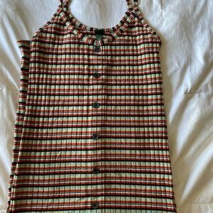 Women’s large dress w/ slit and buttons